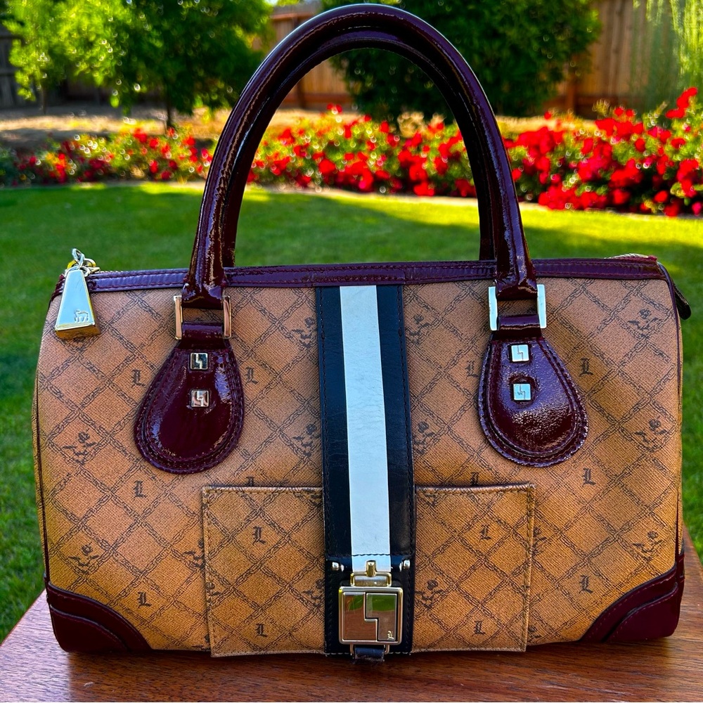 L.A.M.B Monogramed Mandeville Doctor’s Bag by Gwen Stefani